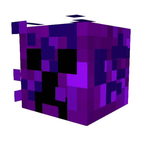 Dark_Spiiral Minecraft avatar head, 3D render