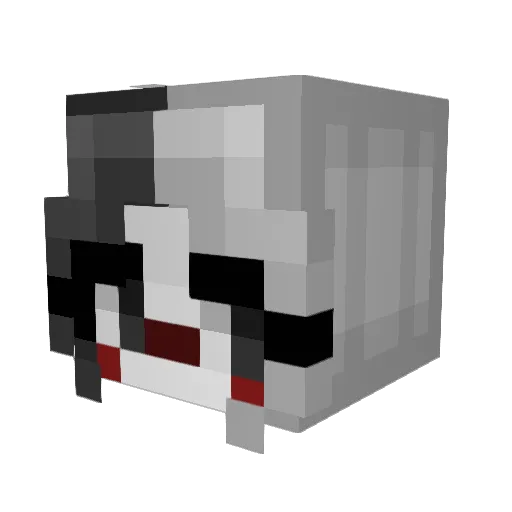 Dark_Stelliix3 Minecraft avatar head, 3D render