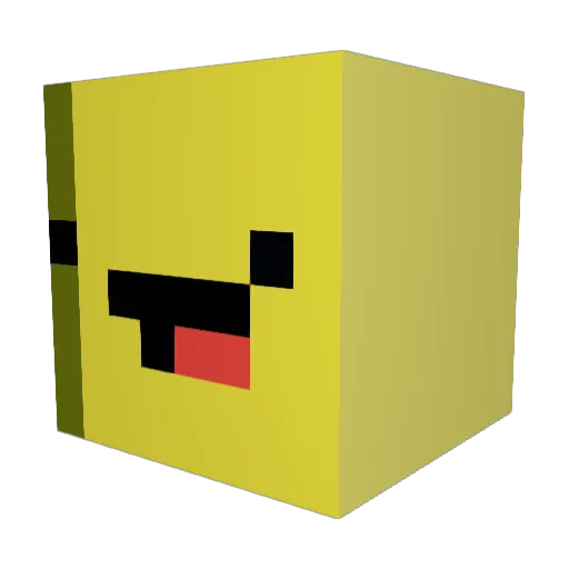 Dark_Thunder12 Minecraft avatar head, 3D render