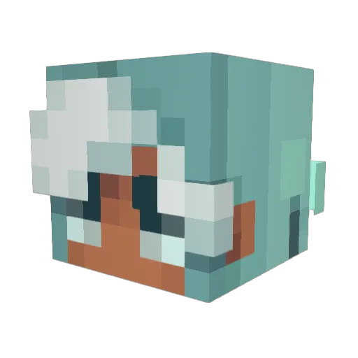 Dark_Ultima72 Minecraft avatar head, 3D render