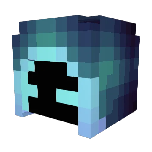 Dark_Wizard013 Minecraft avatar head, 3D render