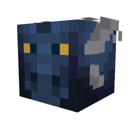 Dark_Wolf98 Minecraft avatar head, 3D render