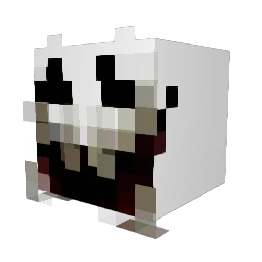 Dark__xy Minecraft avatar head, 3D render