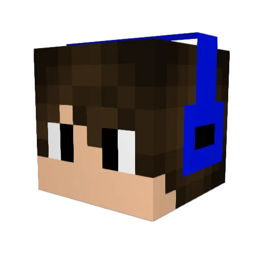 Dark_alessandro Minecraft avatar head, 3D render