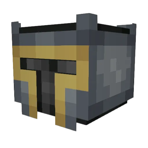 Dark_night07 Minecraft avatar head, 3D render