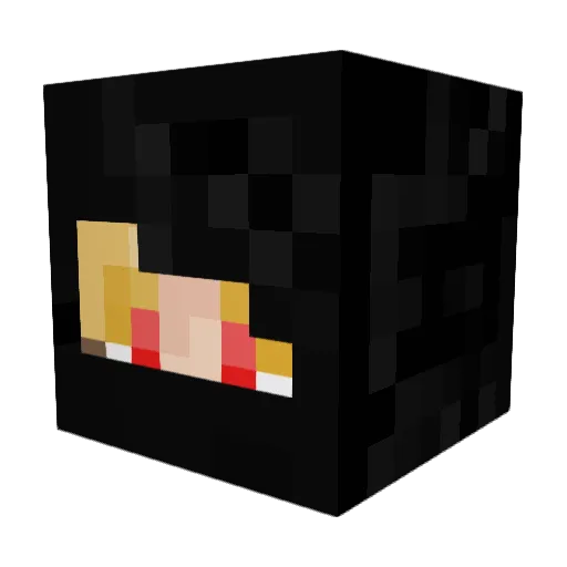 Darkages18 Minecraft avatar head, 3D render