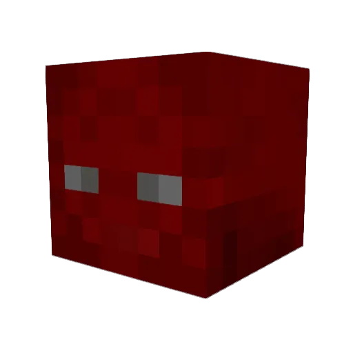 Darkaig Minecraft avatar head, 3D render