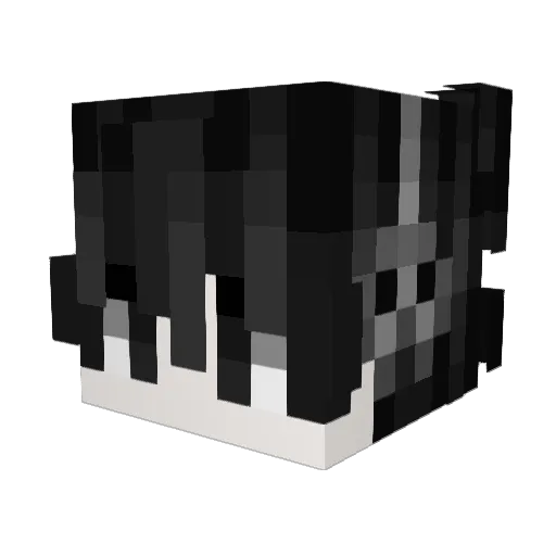 Darkan_Shadow Minecraft avatar head, 3D render