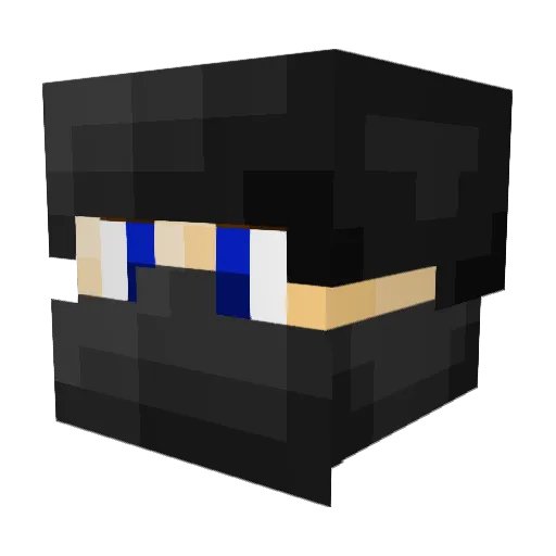 Darkboy4780 Minecraft avatar head, 3D render