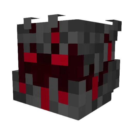Darkdog19 Minecraft avatar head, 3D render