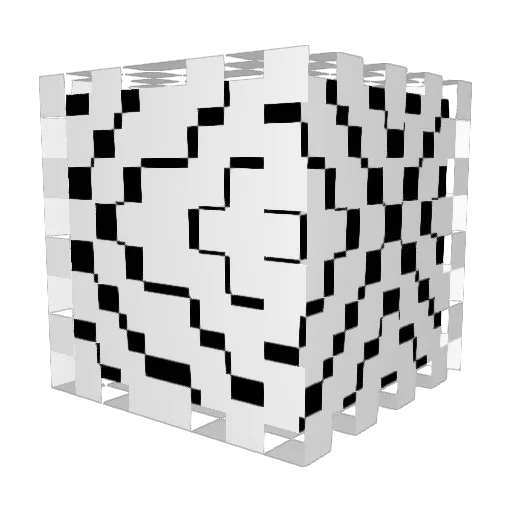 DarkdokuVR Minecraft avatar head, 3D render