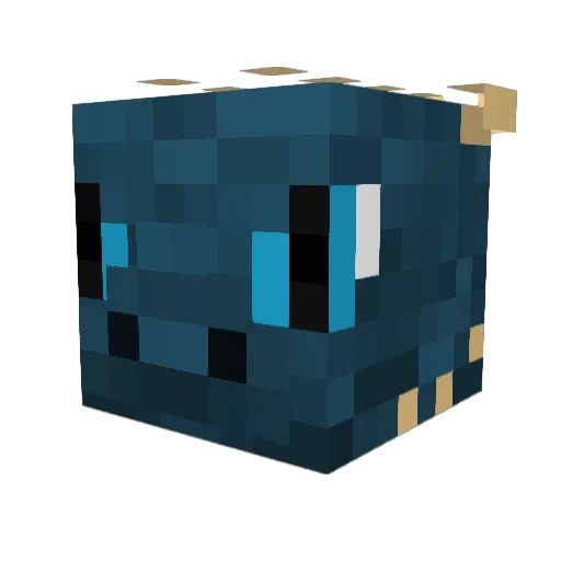 Darkdragon1018 Minecraft avatar head, 3D render