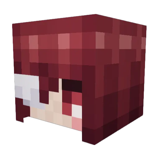 Darkdrift452 Minecraft avatar head, 3D render