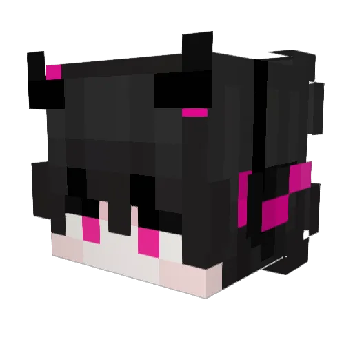 Darken519 Minecraft avatar head, 3D render