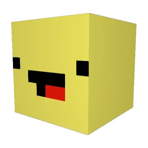 DarkenBladeX Minecraft avatar head, 3D render