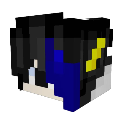 Darkeness_ZX Minecraft avatar head, 3D render