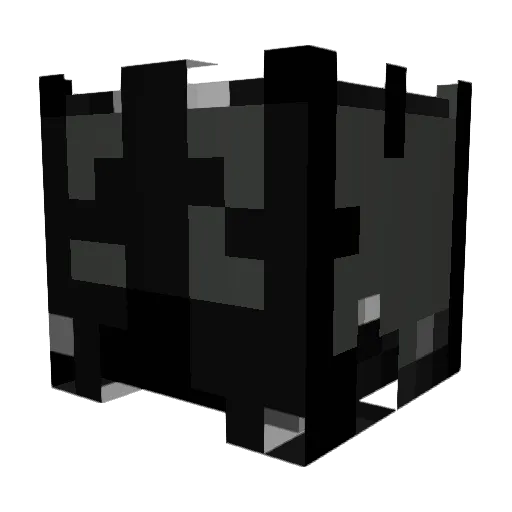 DarkerShadows12 Minecraft avatar head, 3D render