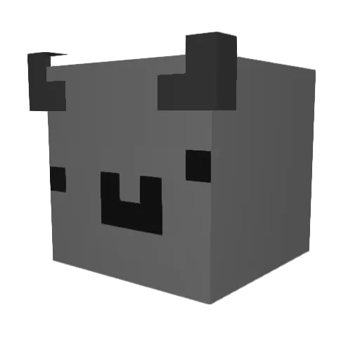 DarkestSheep Minecraft avatar head, 3D render