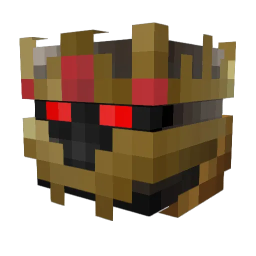 DarkfrostTGF Minecraft avatar head, 3D render