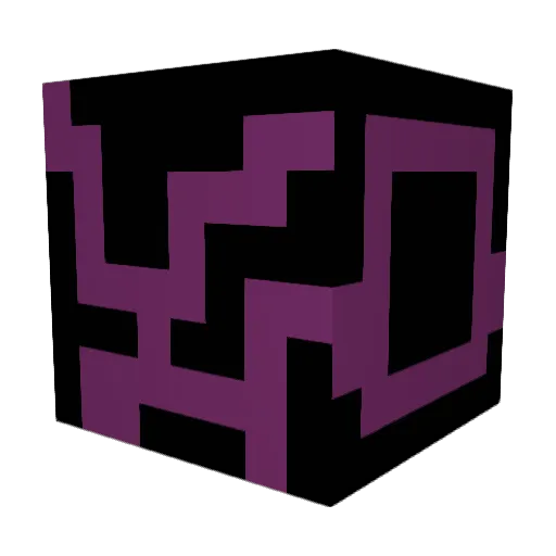 Darkgift Minecraft avatar head, 3D render