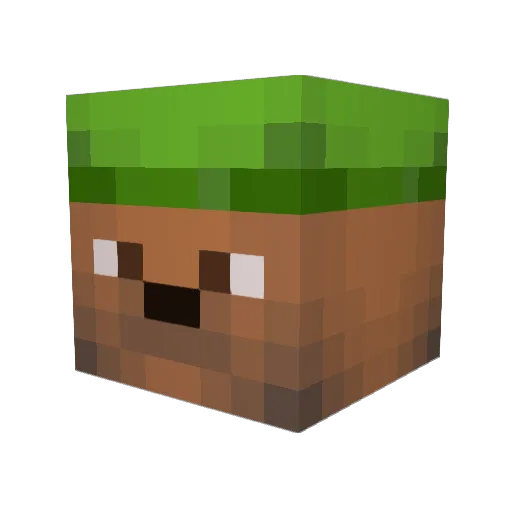 Darkhopster Minecraft avatar head, 3D render