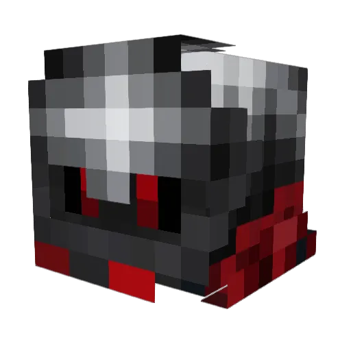 Darkhornet01 Minecraft avatar head, 3D render