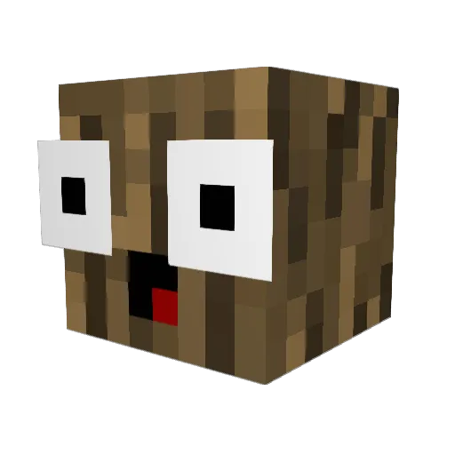 Darki_2000 Minecraft avatar head, 3D render