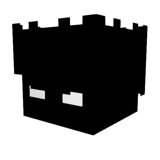 Darking5674 Minecraft avatar head, 3D render