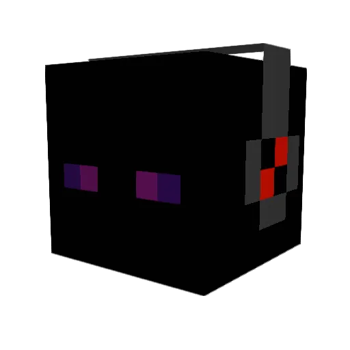 Darkjerry5 Minecraft avatar head, 3D render