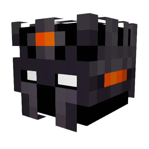 Darkk_Void Minecraft avatar head, 3D render