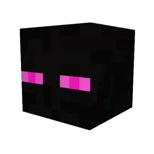 Darkkee Minecraft avatar head, 3D render