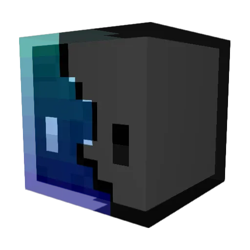 Darkknight_P Minecraft avatar head, 3D render