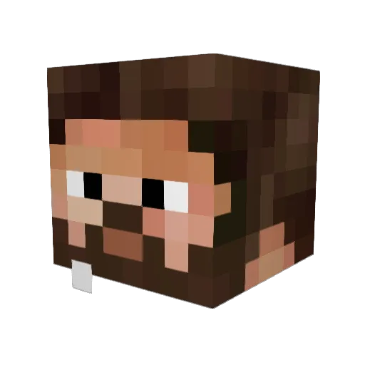 Darklazer413 Minecraft avatar head, 3D render