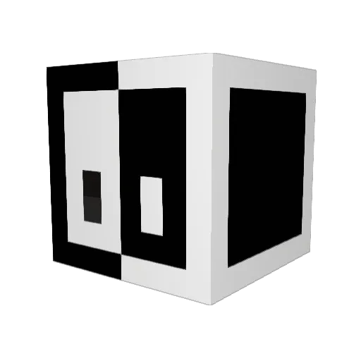 Darklight3214 Minecraft avatar head, 3D render