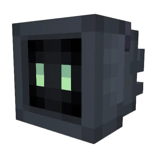 Darklighter78 Minecraft avatar head, 3D render