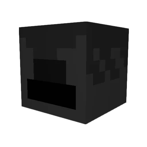 Darklord_Raven Minecraft avatar head, 3D render