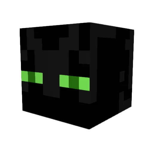 Darkly331 Minecraft avatar head, 3D render