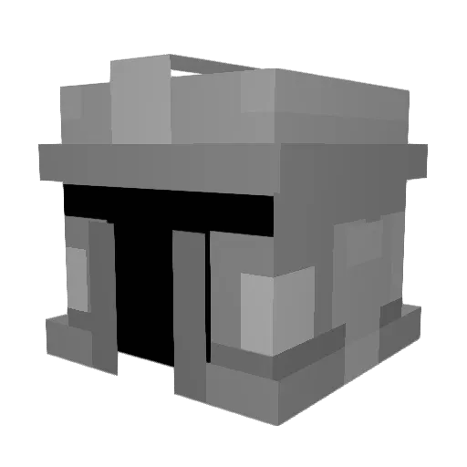 Darkman1415 Minecraft avatar head, 3D render