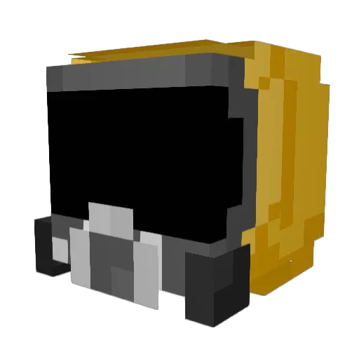 Darkmatter13 Minecraft avatar head, 3D render