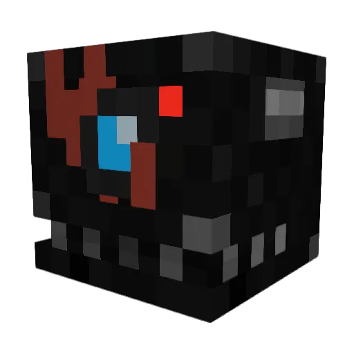 Darkmaverick335 Minecraft avatar head, 3D render