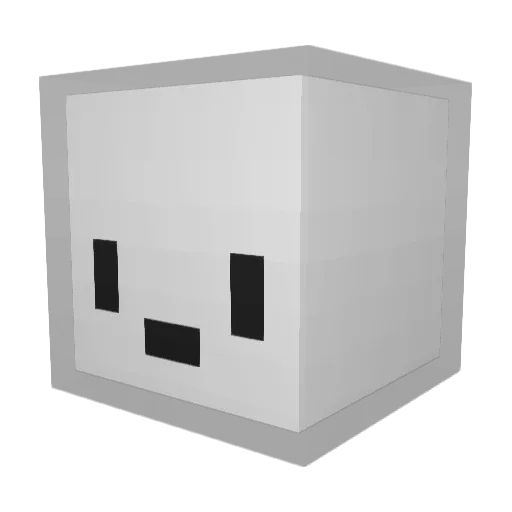 Darkmenlan Minecraft avatar head, 3D render