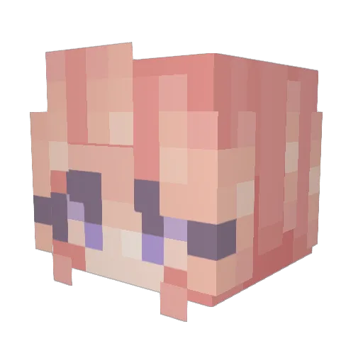 Darkminer59 Minecraft avatar head, 3D render