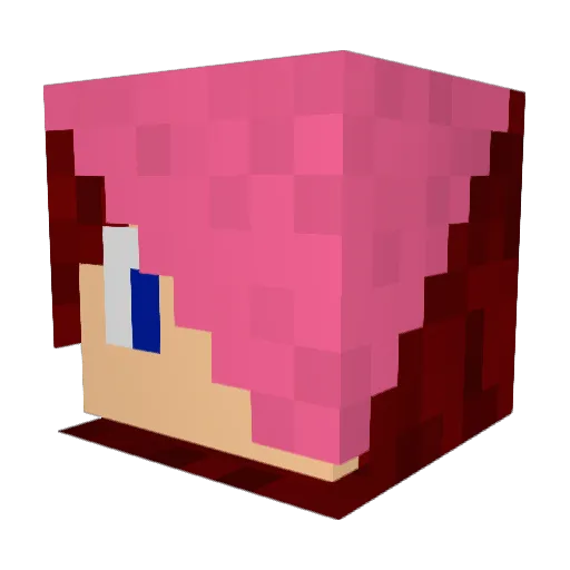 Darkmoon91 Minecraft avatar head, 3D render