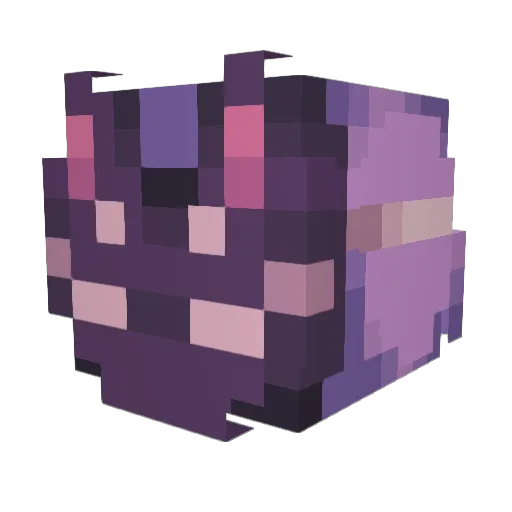 DarkmoonChicken Minecraft avatar head, 3D render