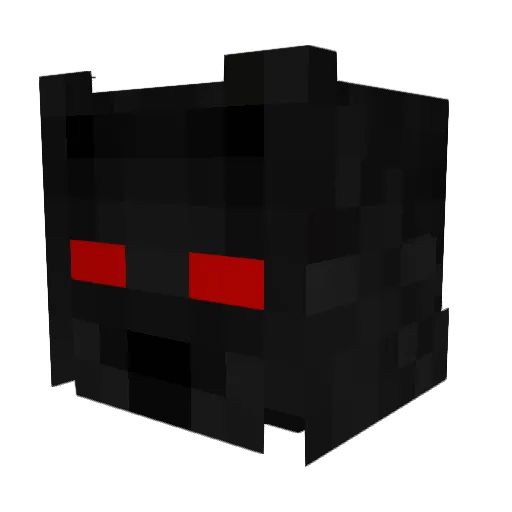Darkn3n Minecraft avatar head, 3D render