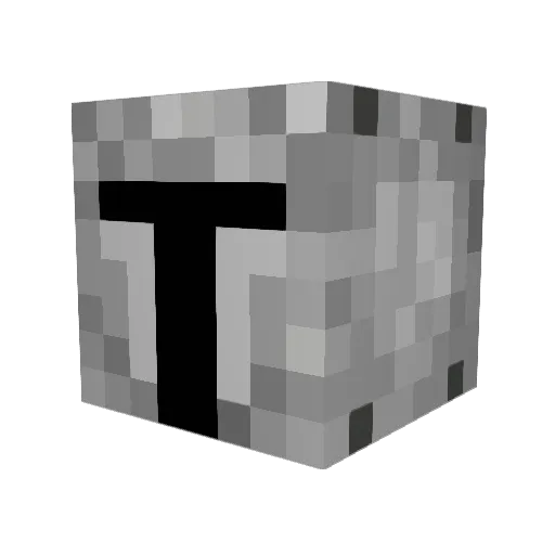 Darknight777 Minecraft avatar head, 3D render