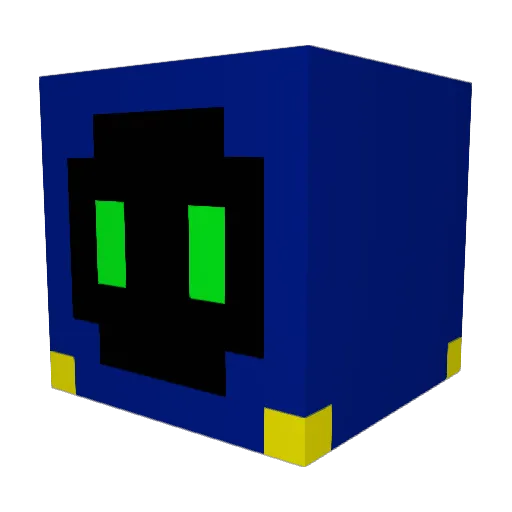 Darknightben45 Minecraft avatar head, 3D render