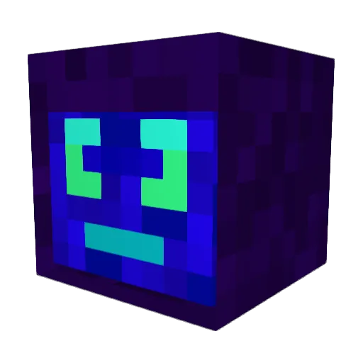 DarknissHD Minecraft avatar head, 3D render