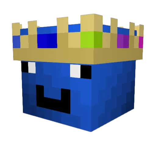 Darknooby Minecraft avatar head, 3D render
