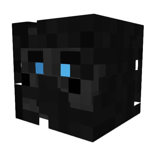 Darknorthh Minecraft avatar head, 3D render